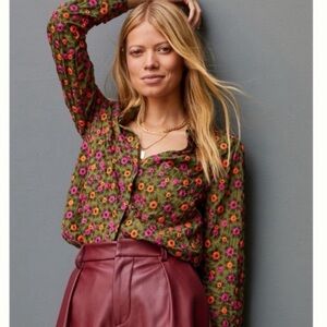 Maeve Embroidered Button Down